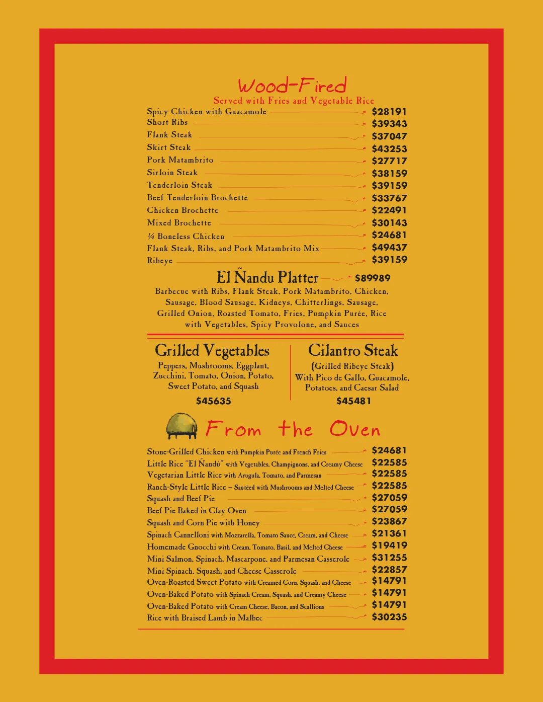 Menu — Page 4