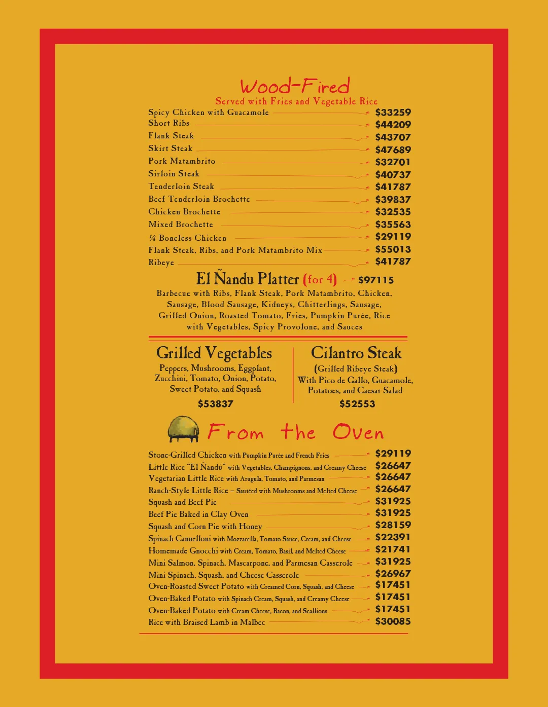 Menu — Page 4