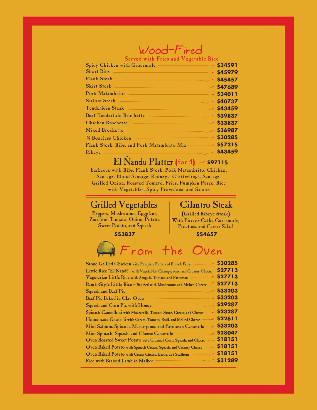 Menu — Page 4