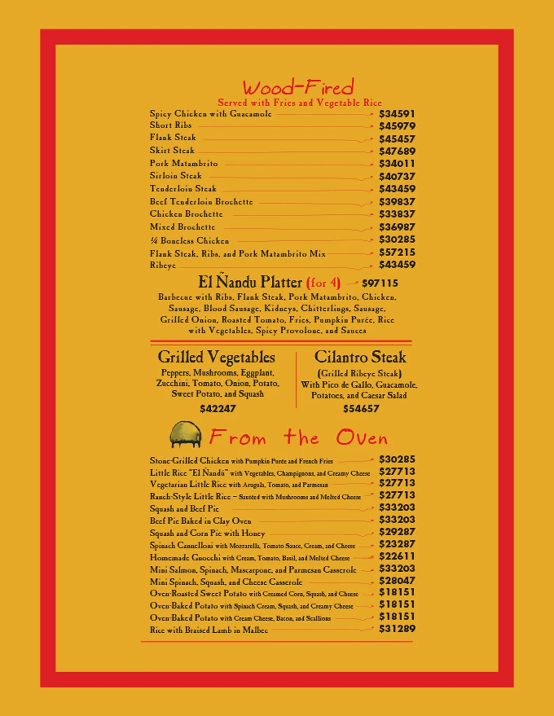 Menu — Page 4