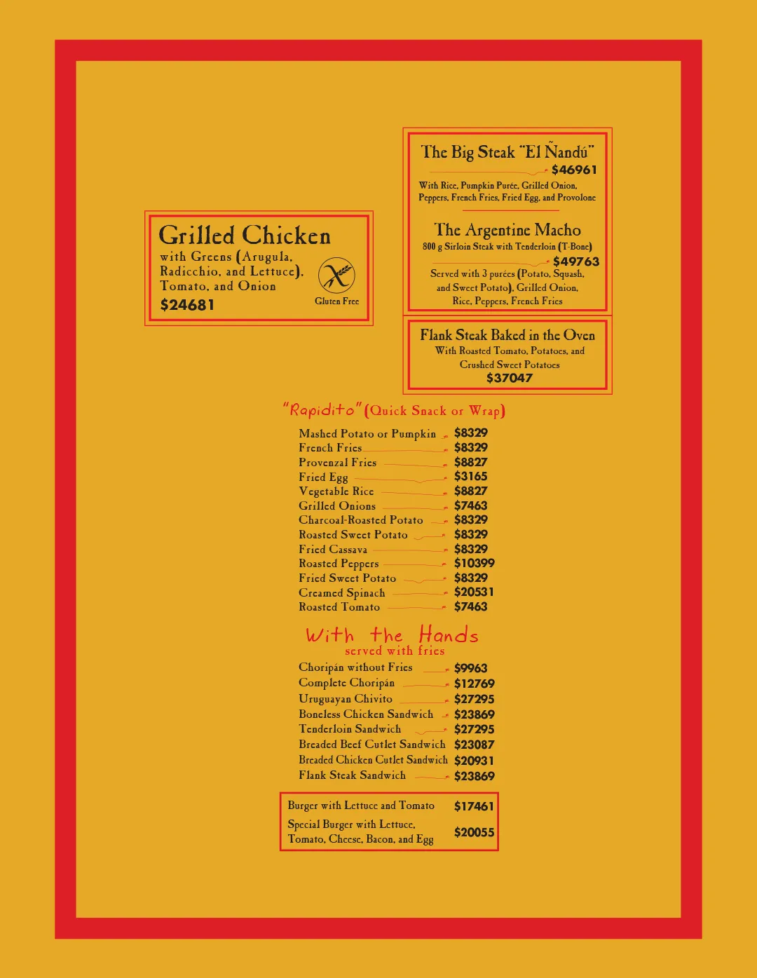 Menu — Page 5