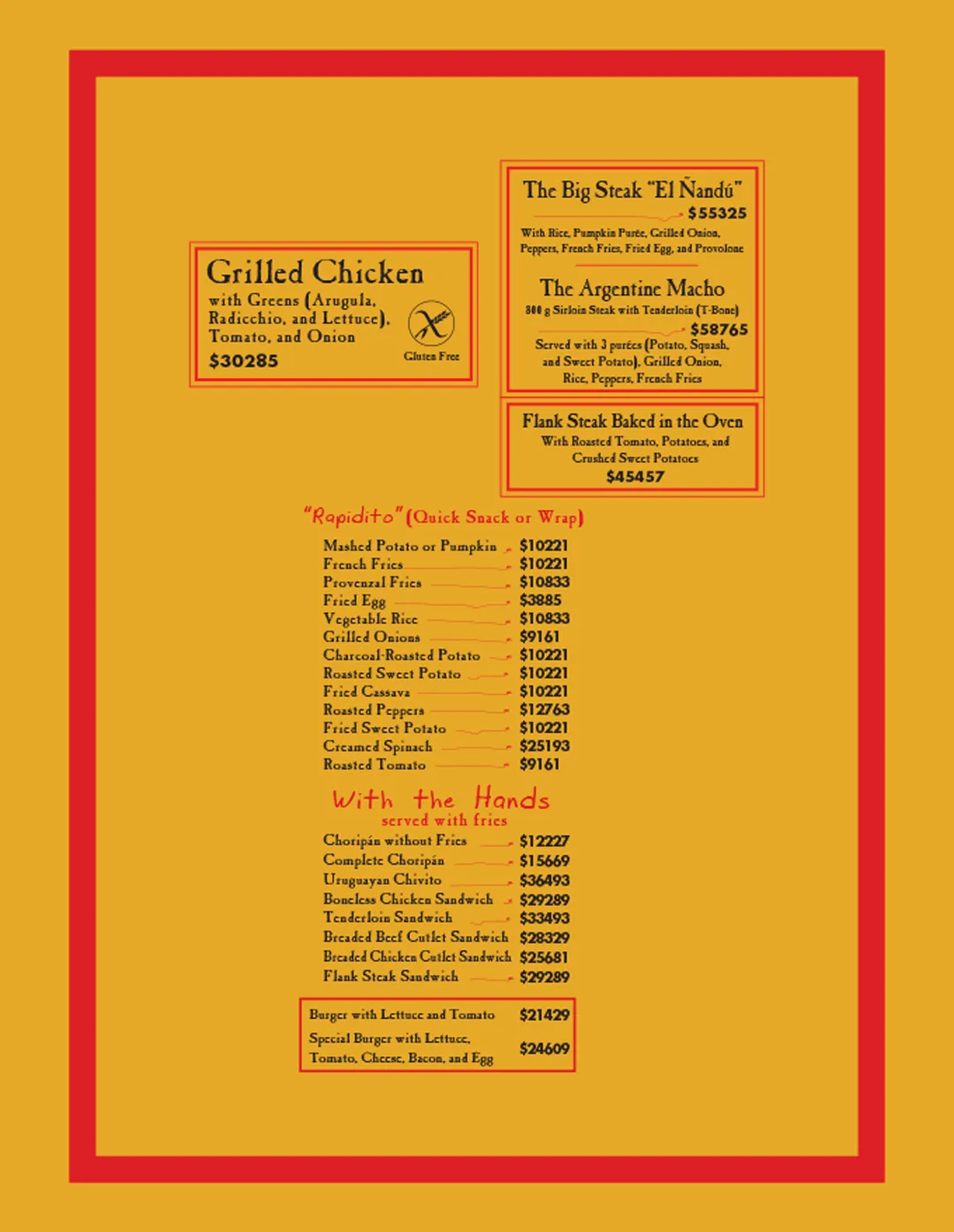 Menu — Page 5