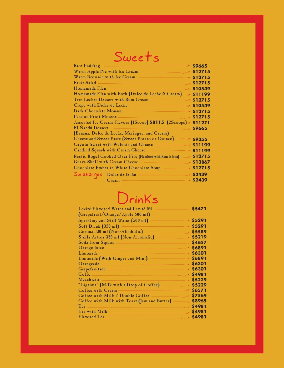 Menu — Page 6