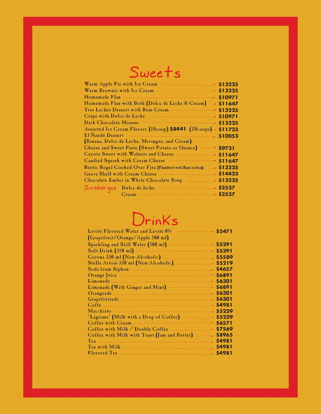 Menu — Page 6