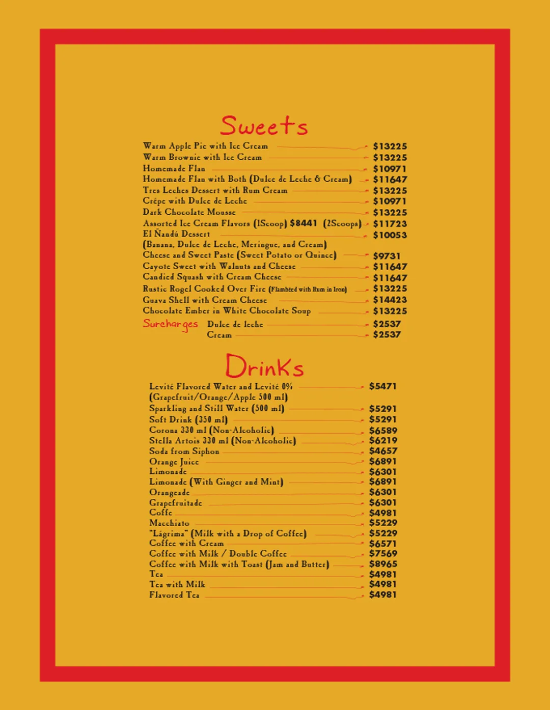 Menu — Page 6