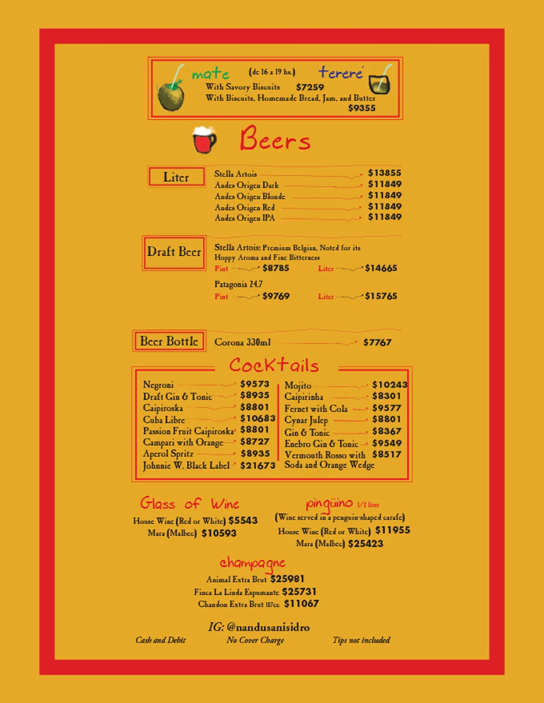 Menu — Page 8
