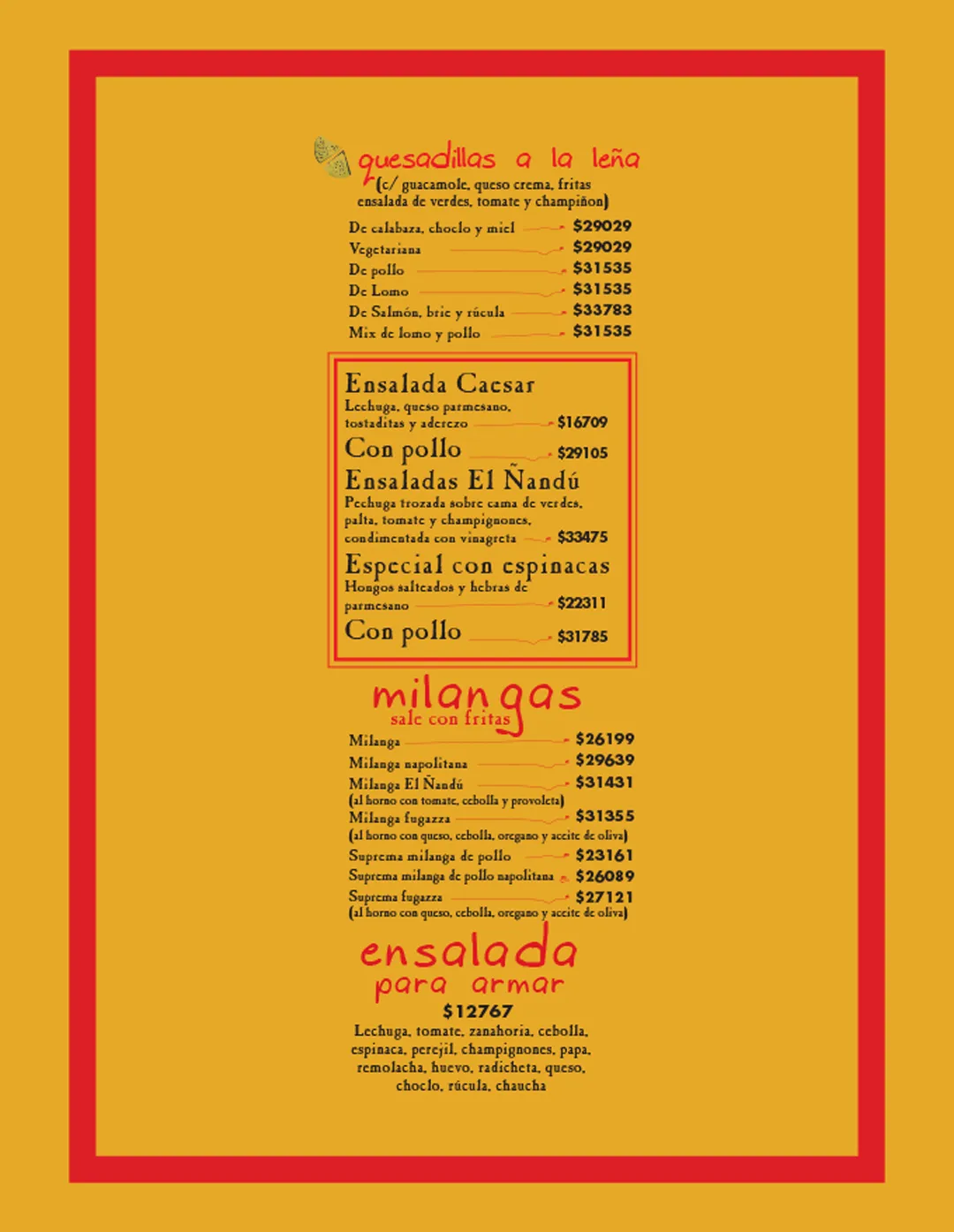 Menú — Página 3
